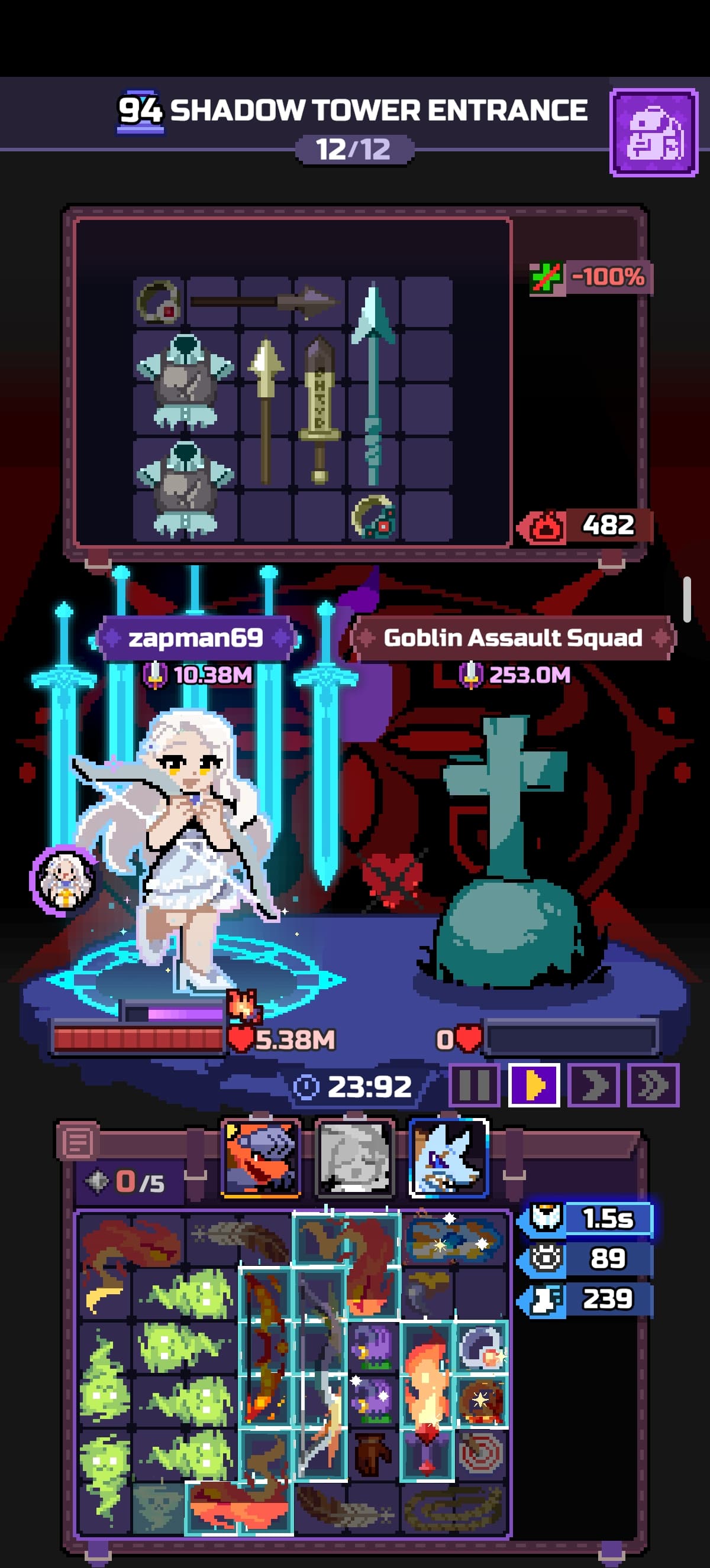 Capture du run chapitre 94