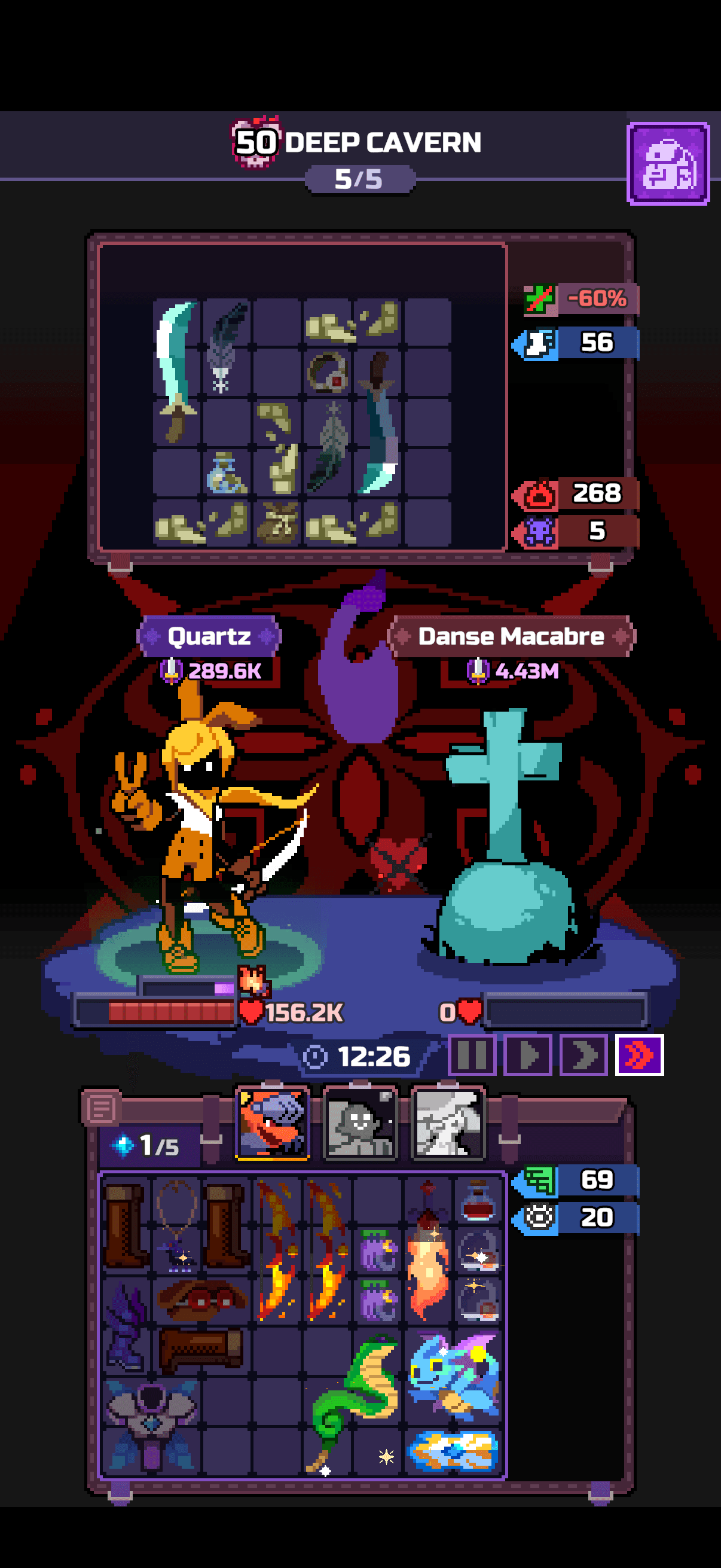 Capture du run chapitre 50