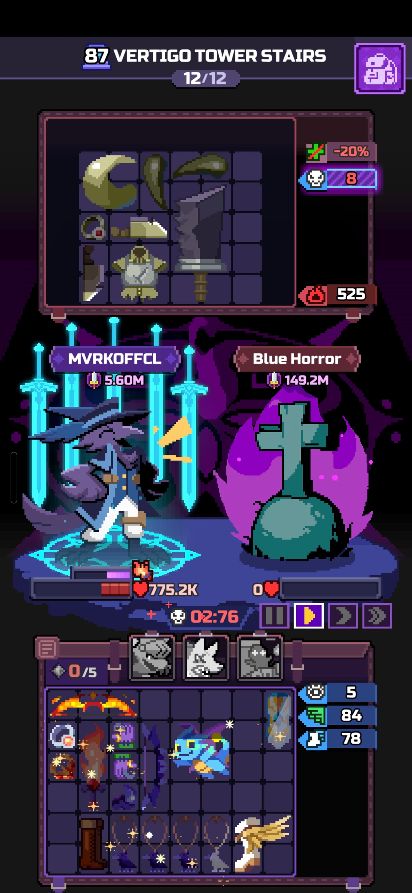 Capture du run chapitre 87
