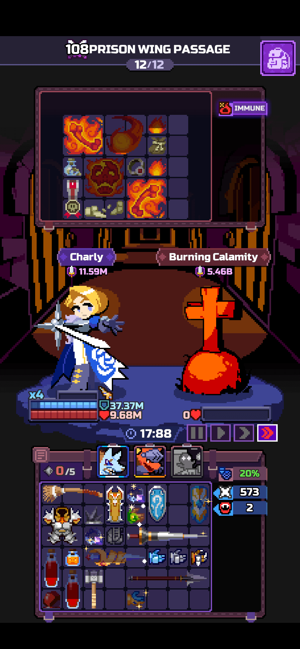 Capture du run chapitre 108