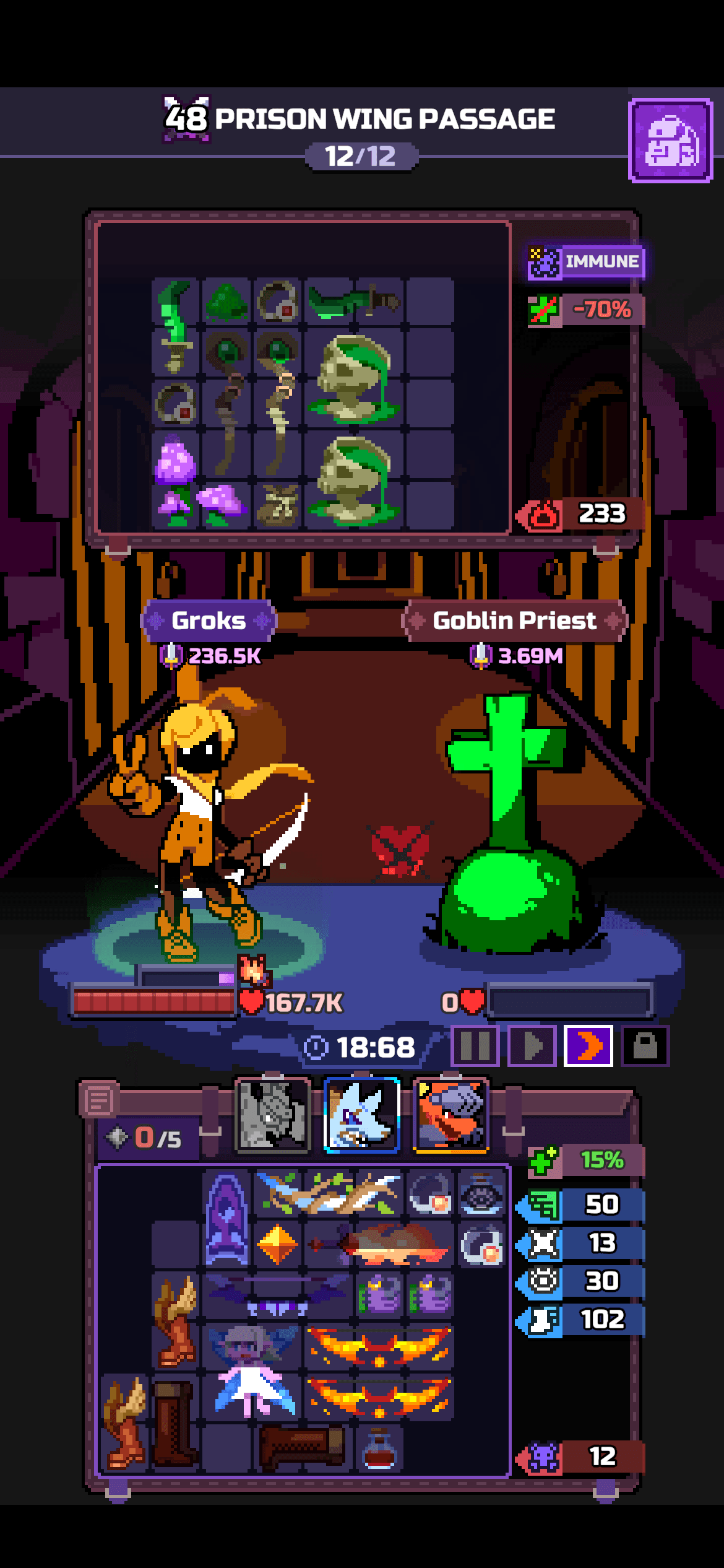 Capture du run chapitre 48