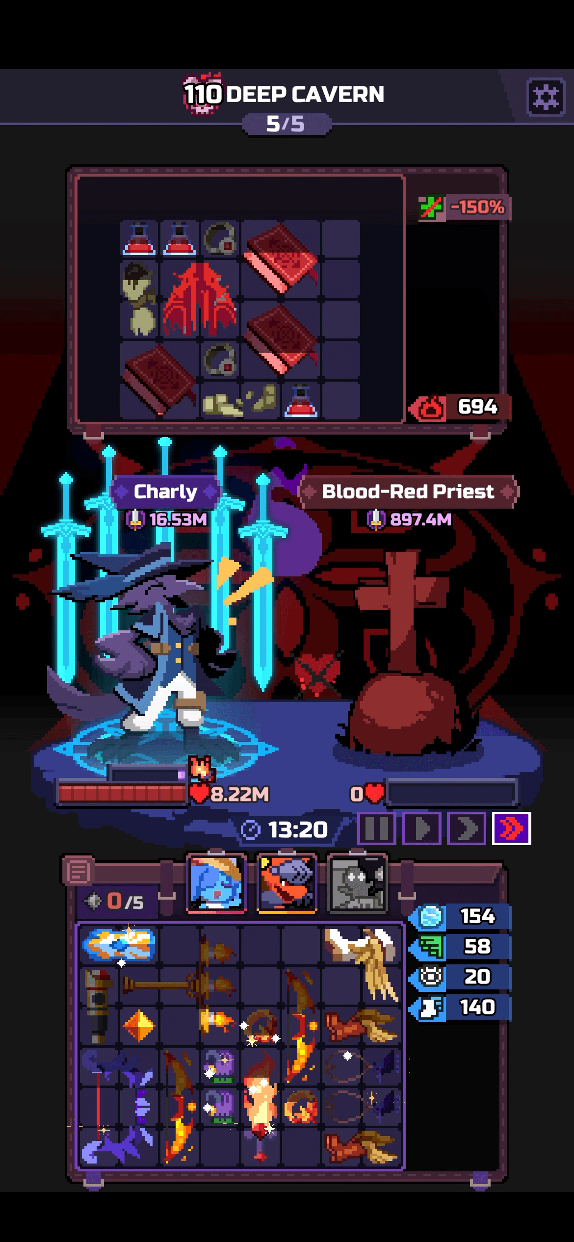 Chapter 110 run screenshot