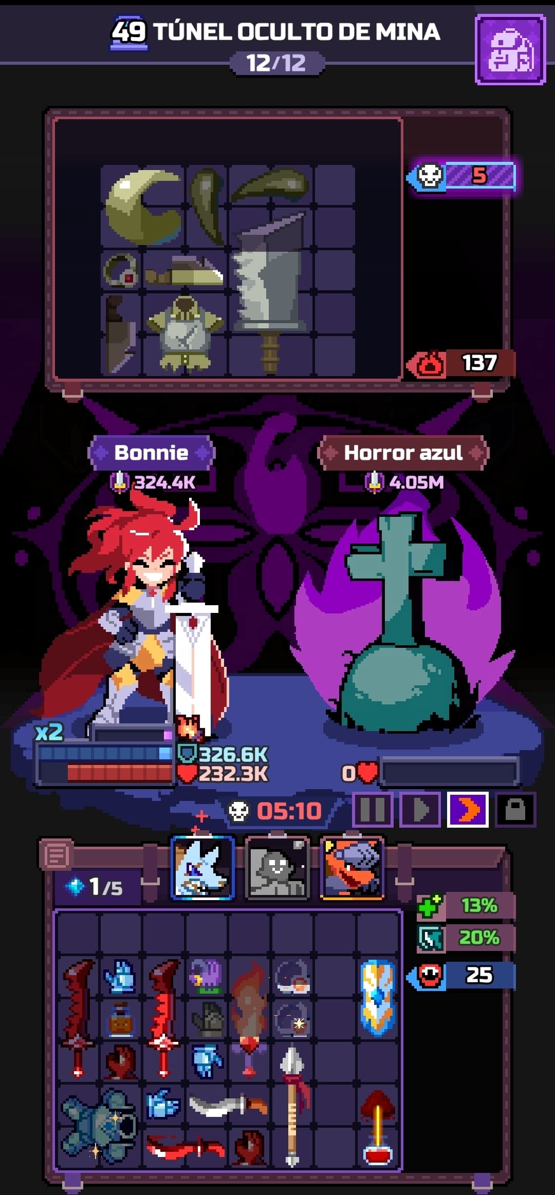 Capture du run chapitre 49