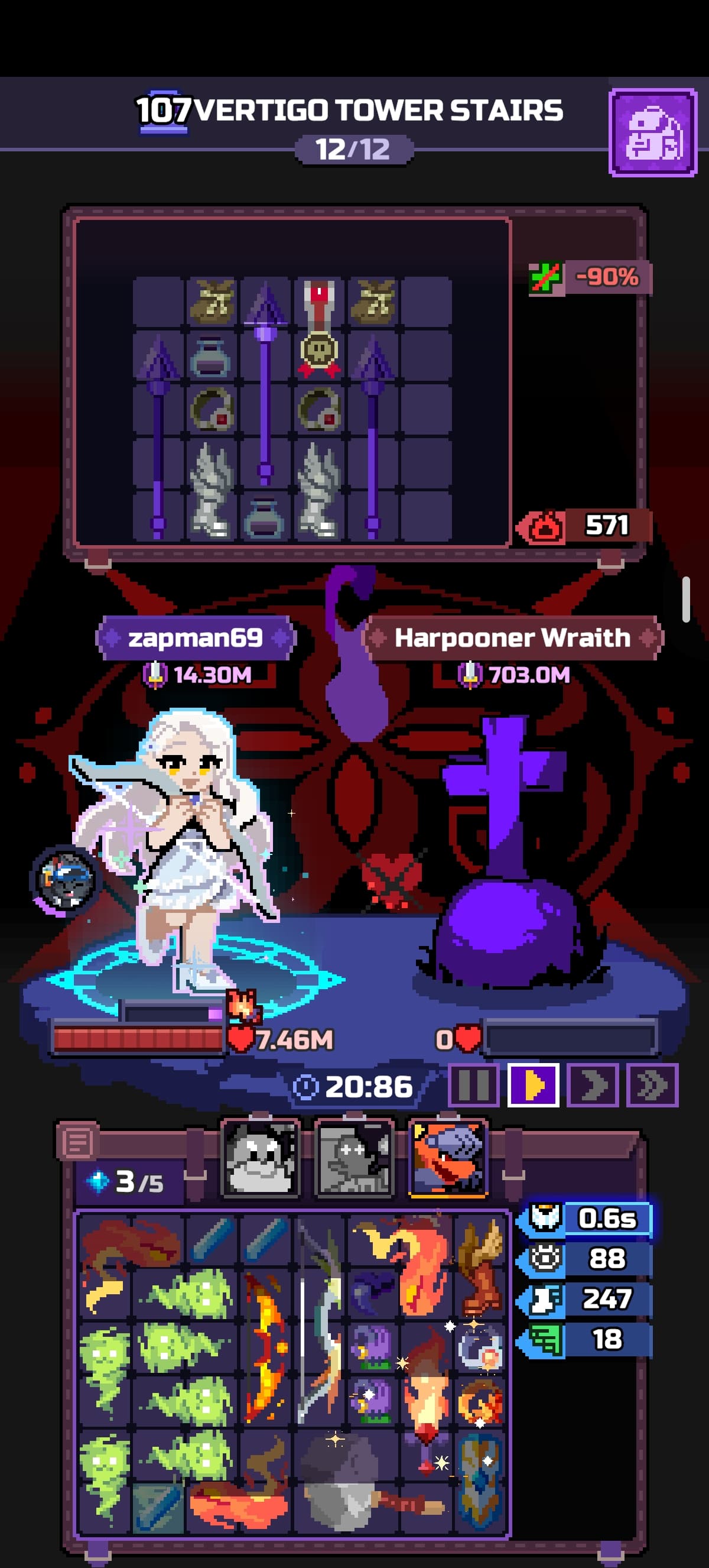 Capture du run chapitre 107