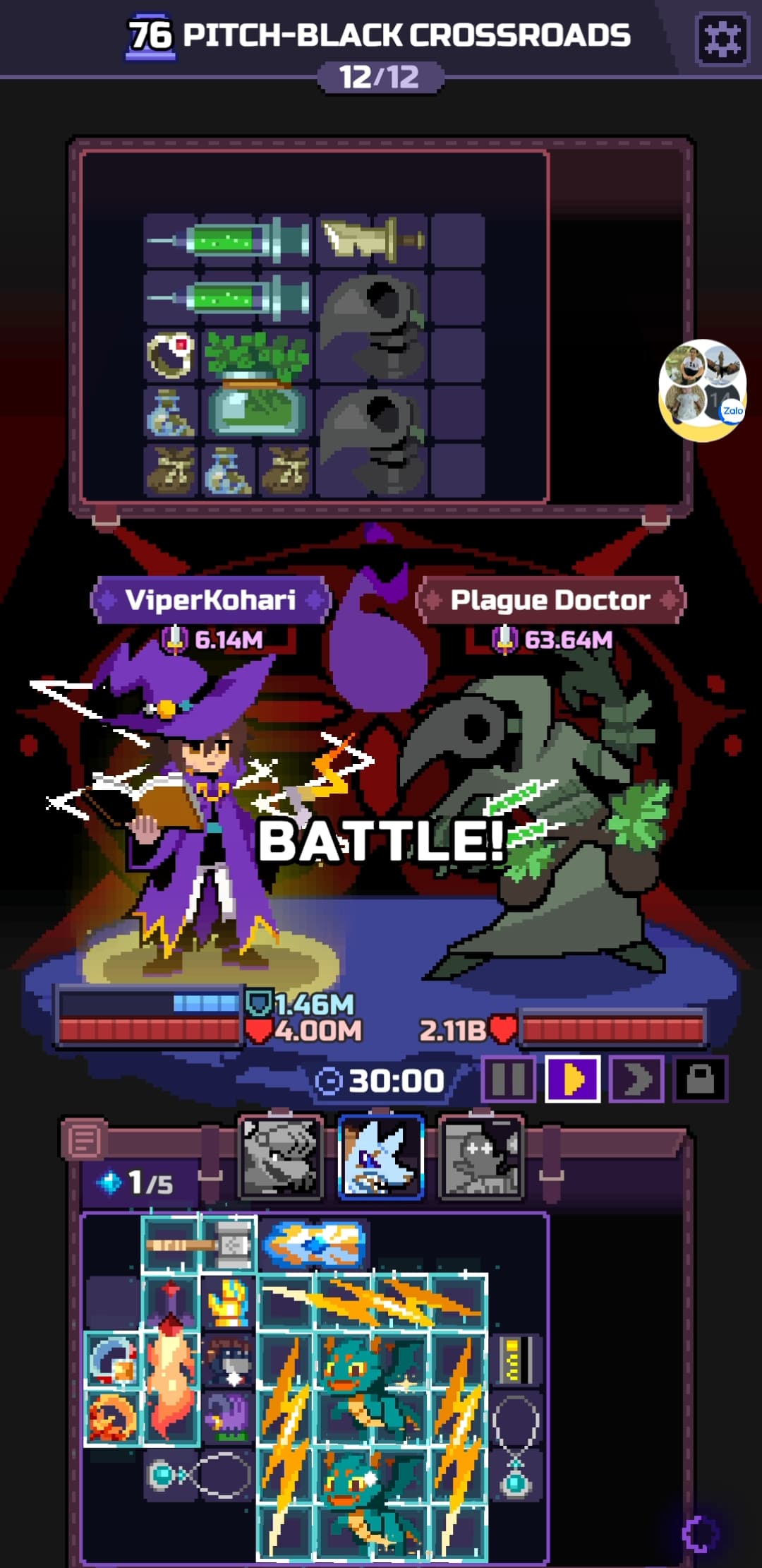 Capture du run chapitre 76