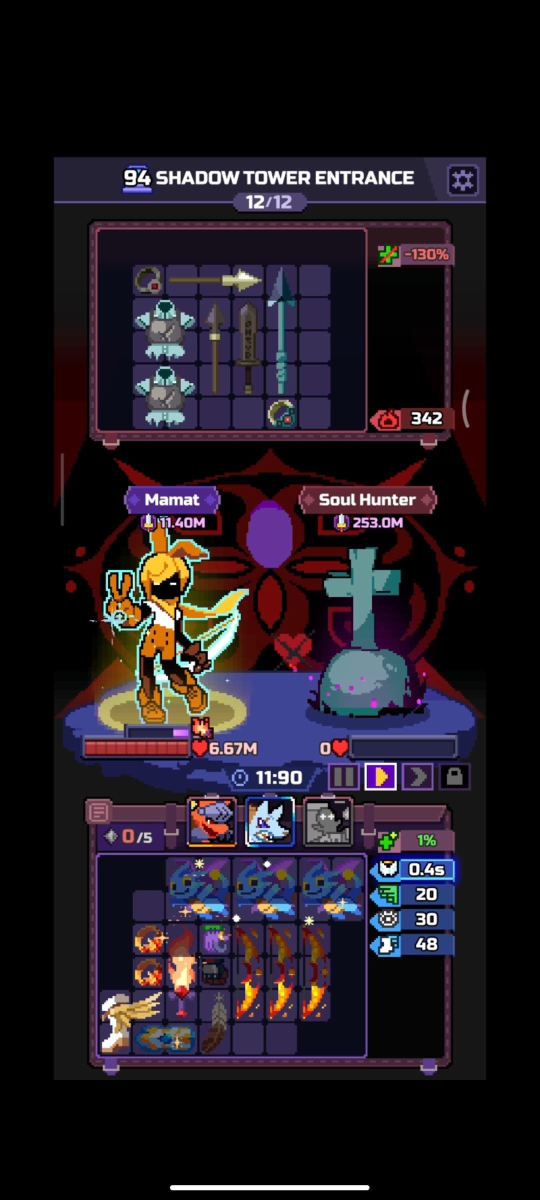Capture du run chapitre 94