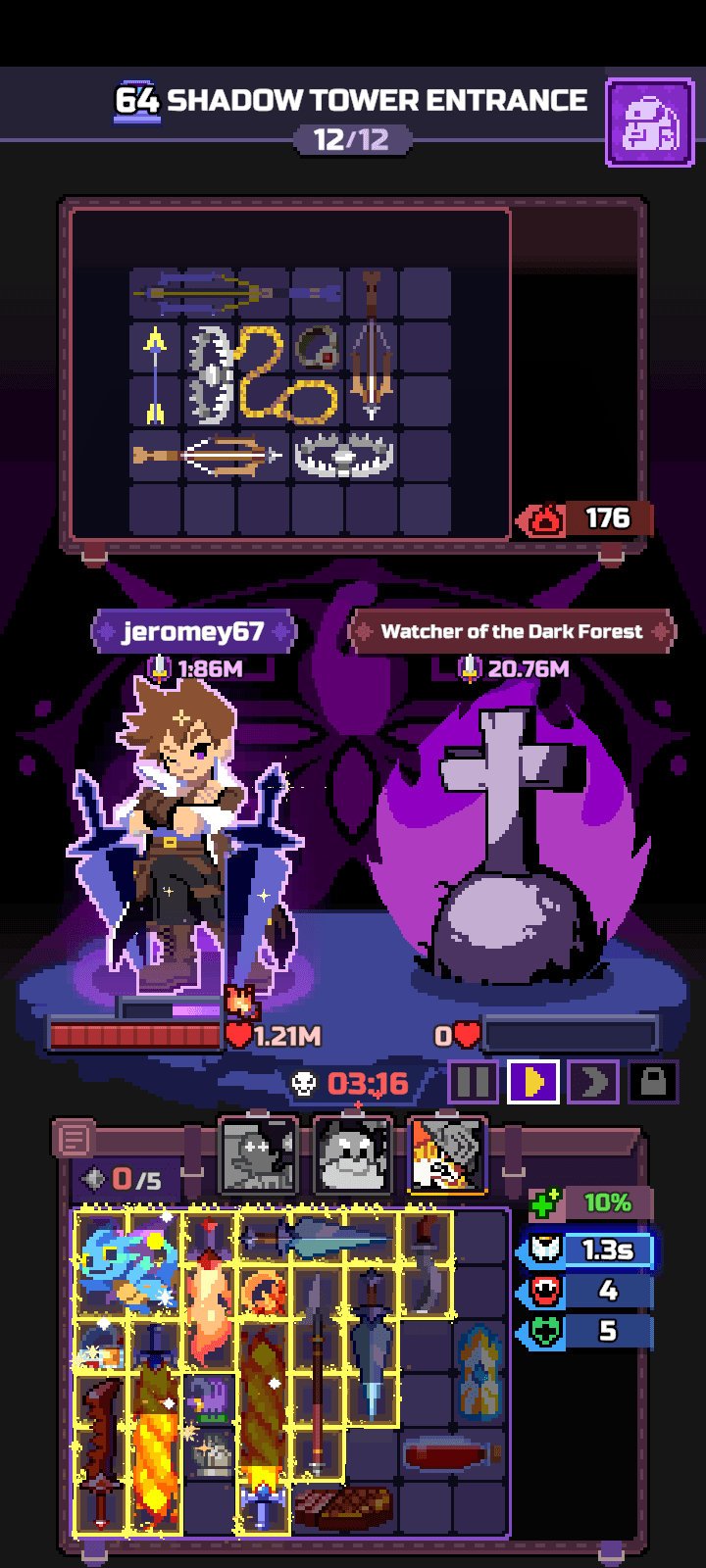 Capture du run chapitre 68