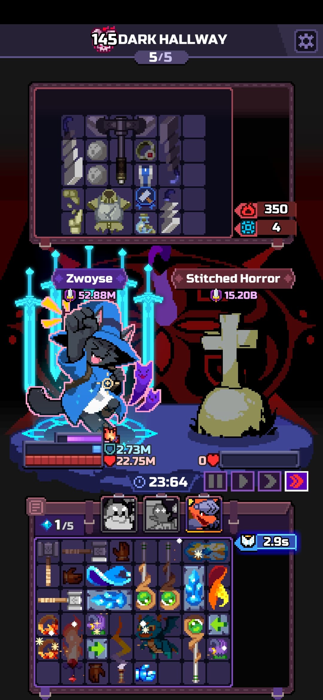 Capture du run chapitre 145