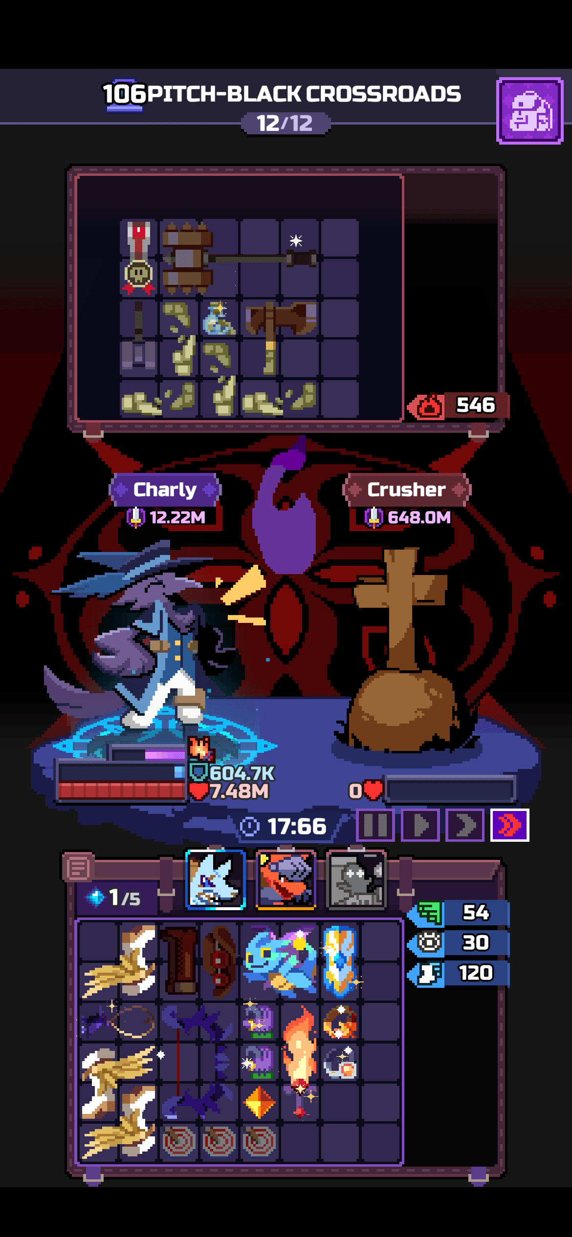 Capture du run chapitre 106