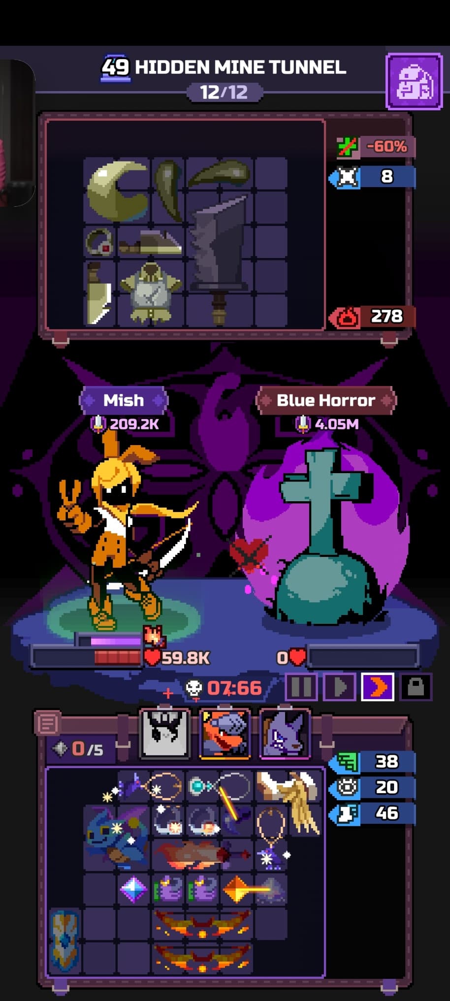 Capture du run chapitre 49
