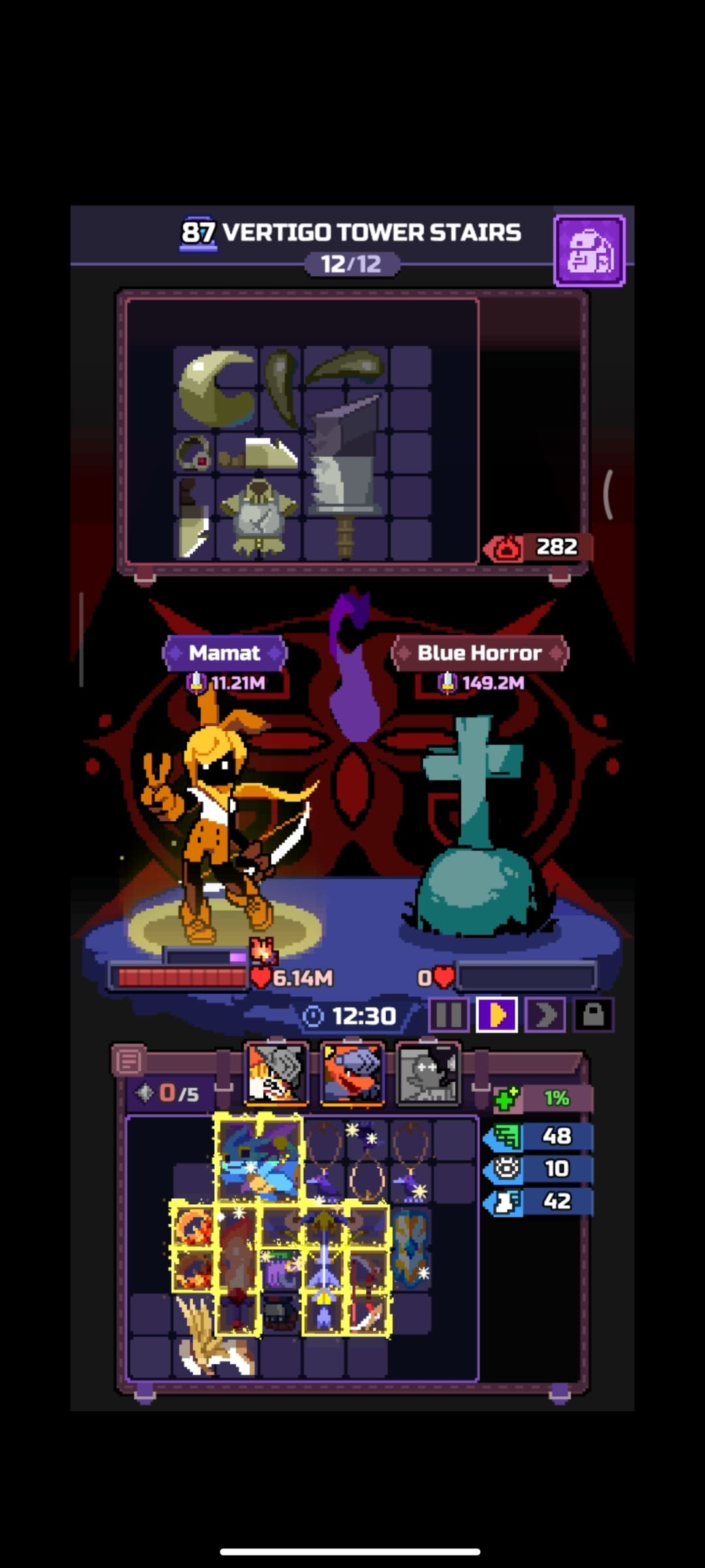 Capture du run chapitre 87