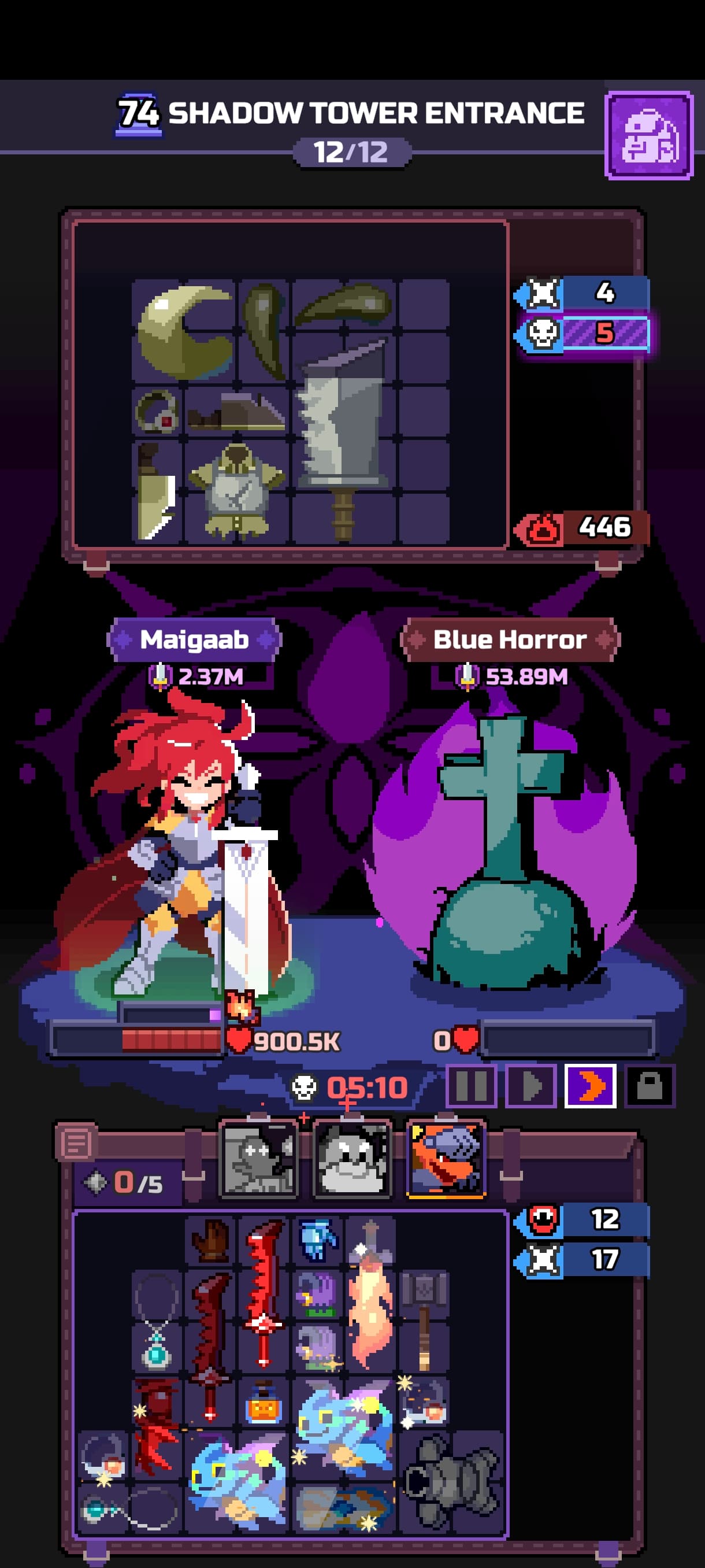 Capture du run chapitre 74