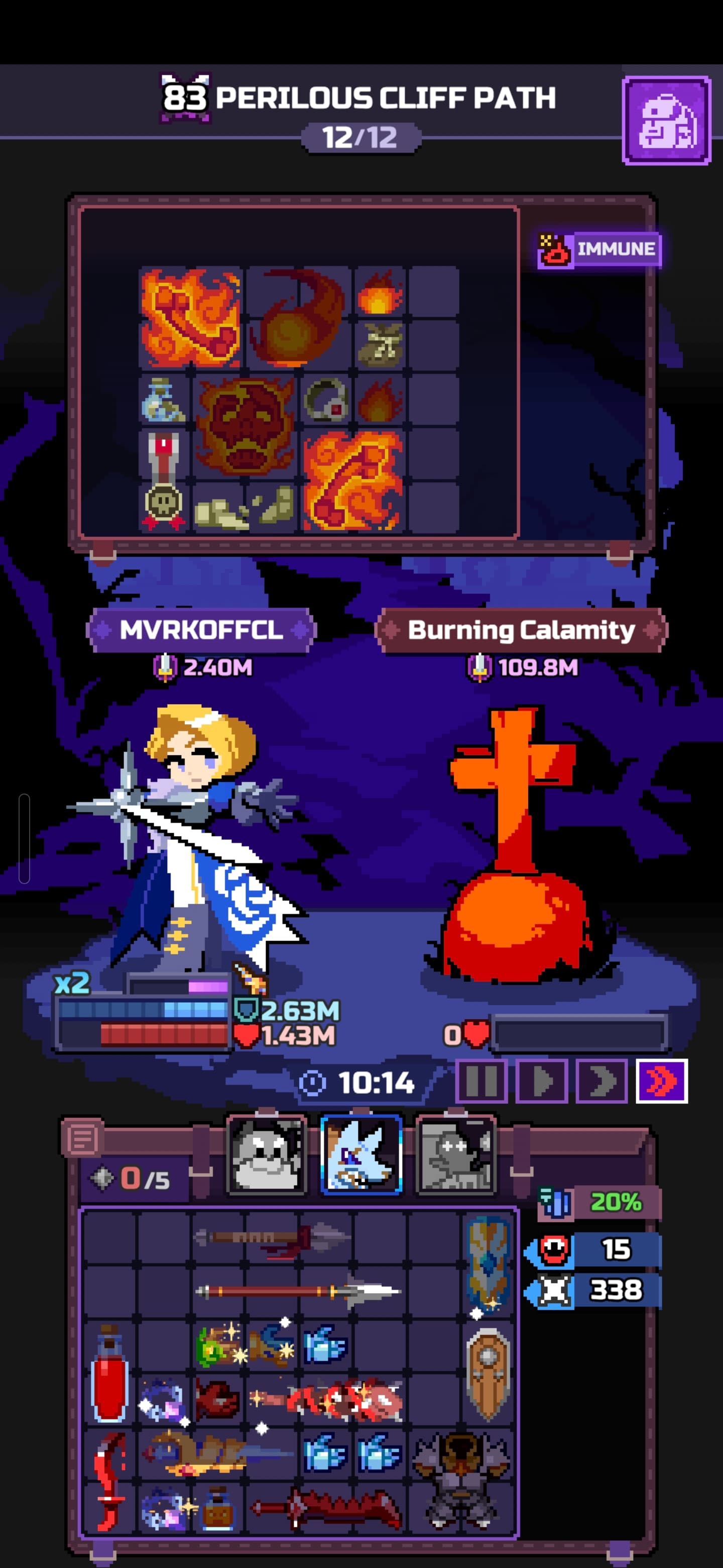 Capture du run chapitre 83