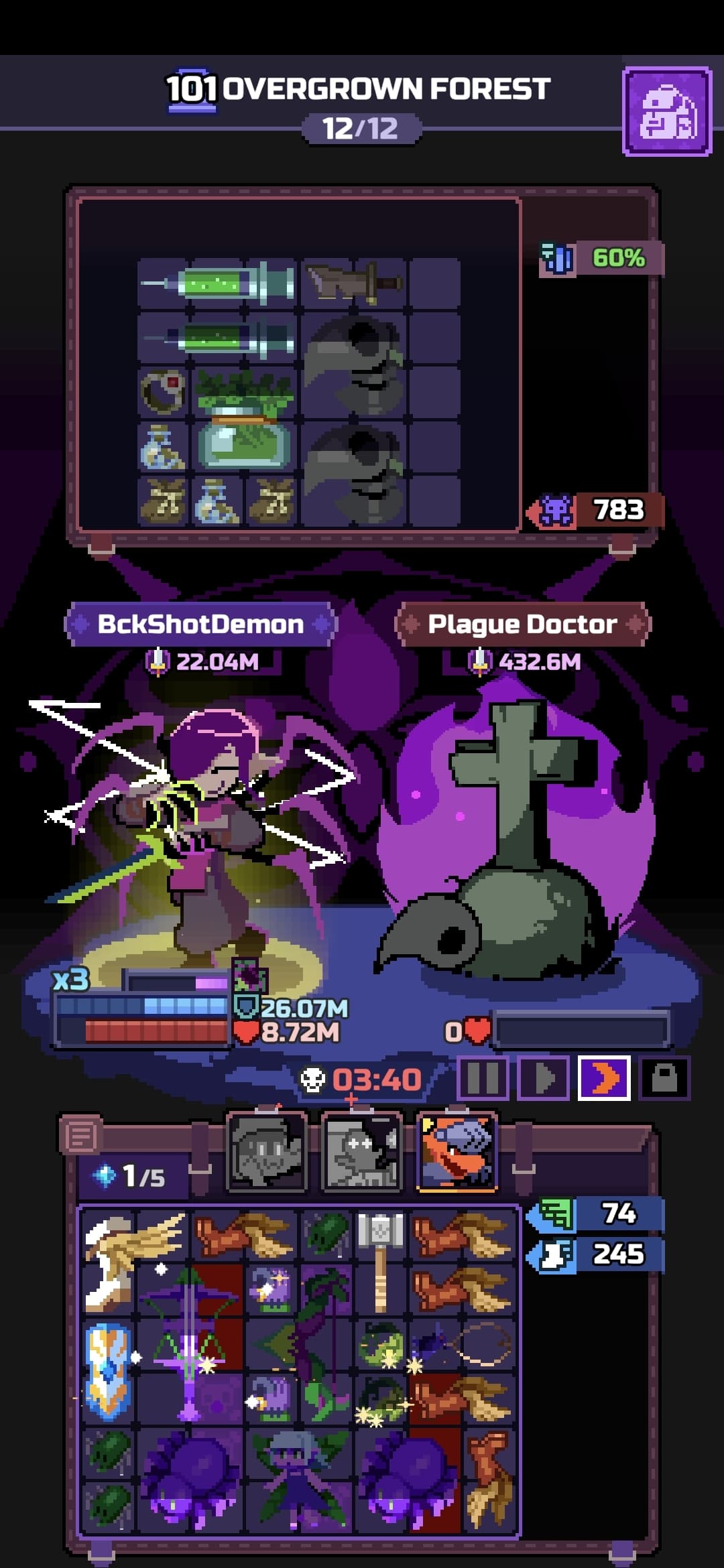 Chapter 101 run screenshot