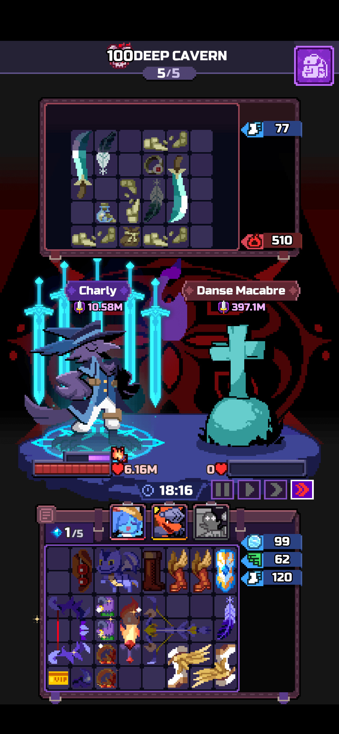 Chapter 100 run screenshot