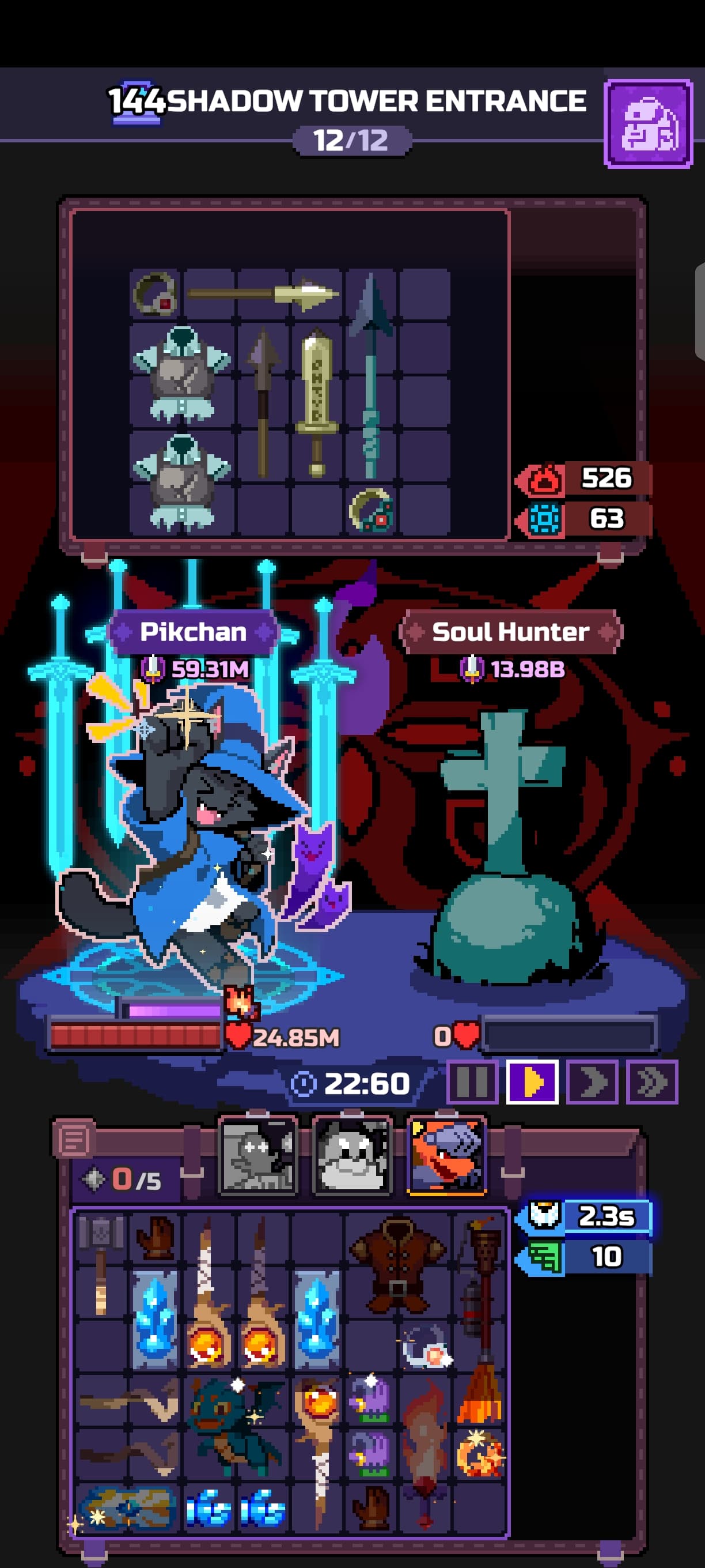 Capture du run chapitre 144