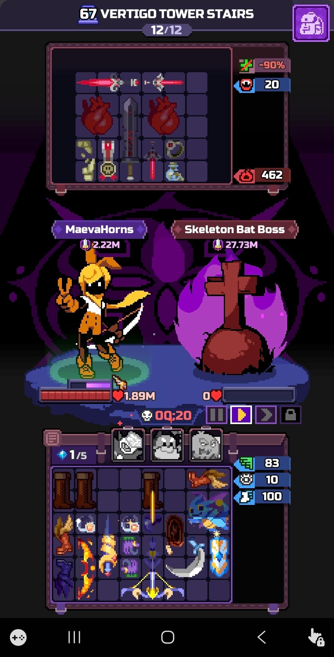 Capture du run chapitre 67