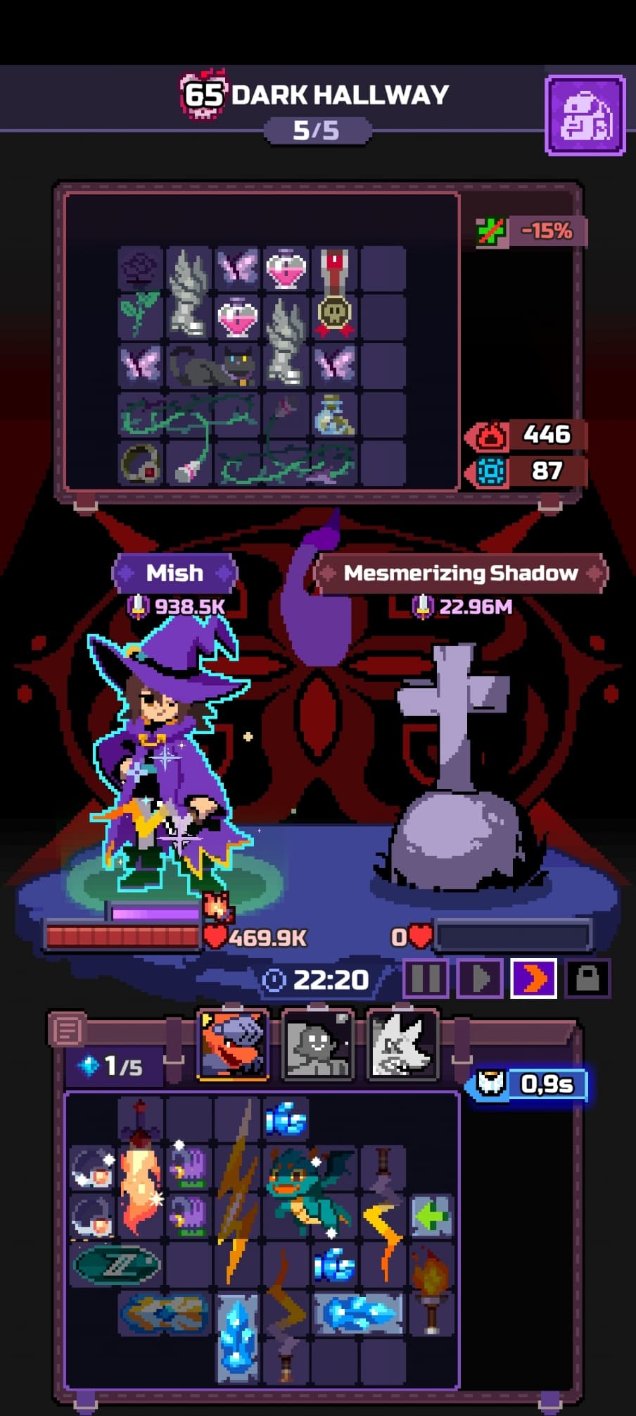 Capture du run chapitre 65