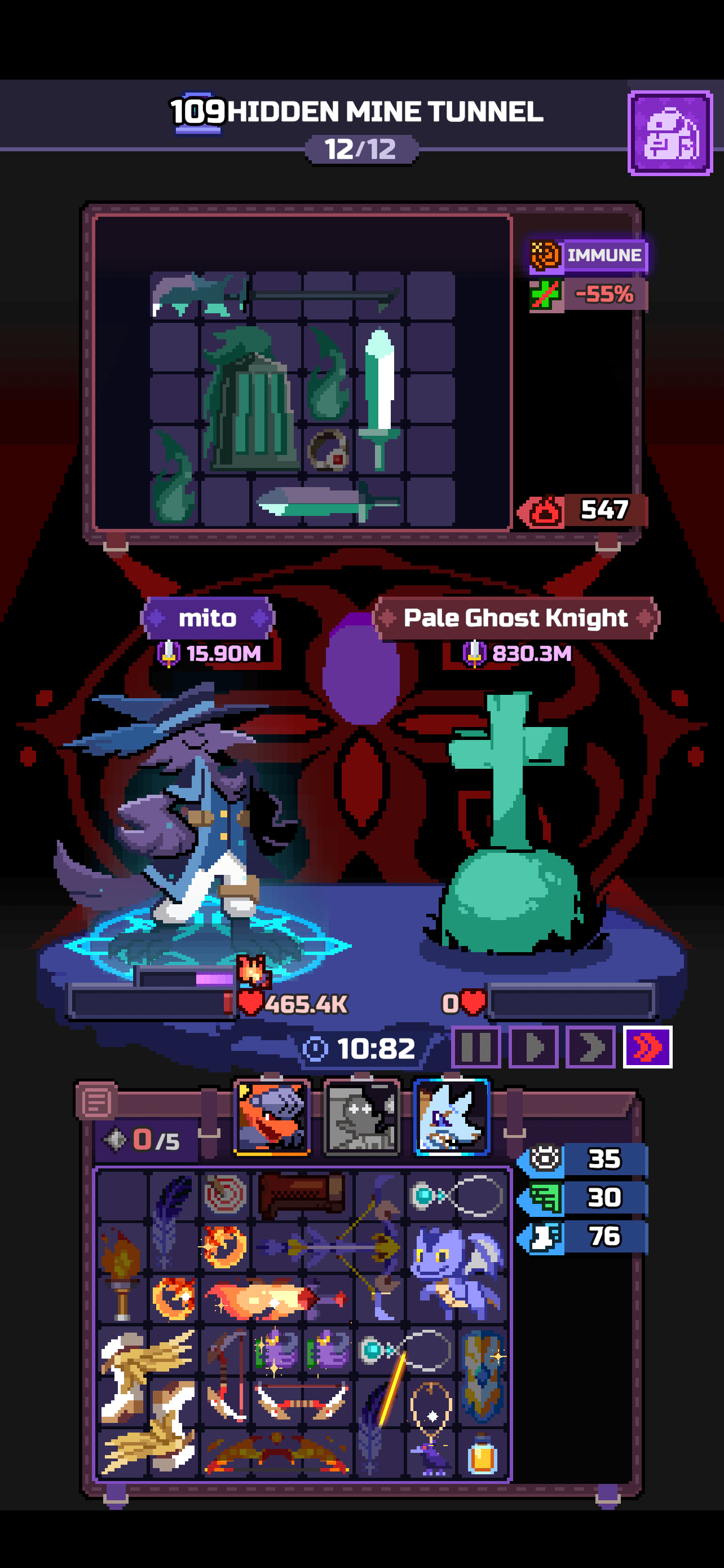 Capture du run chapitre 109