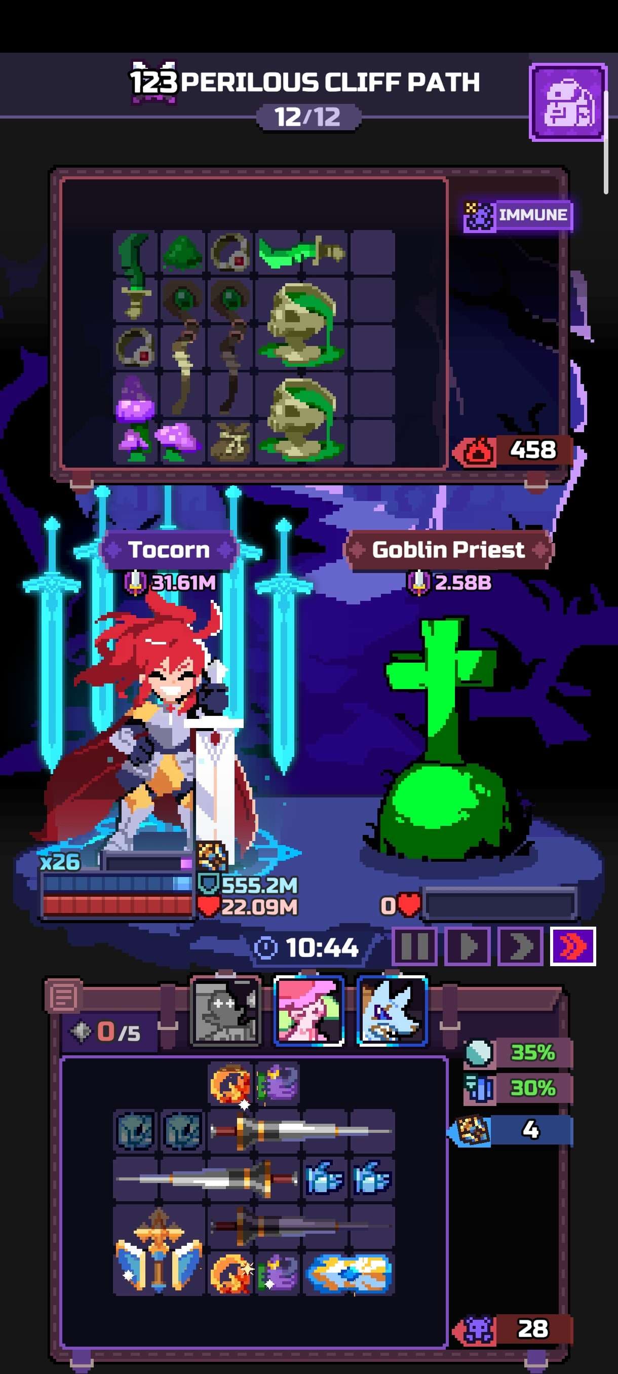 Capture du run chapitre 123