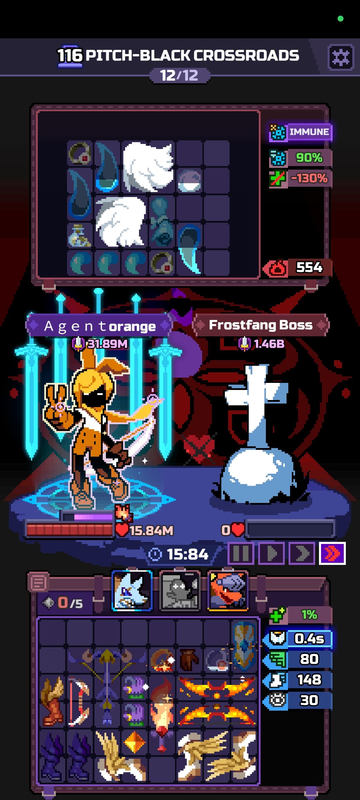 Capture du run chapitre 116