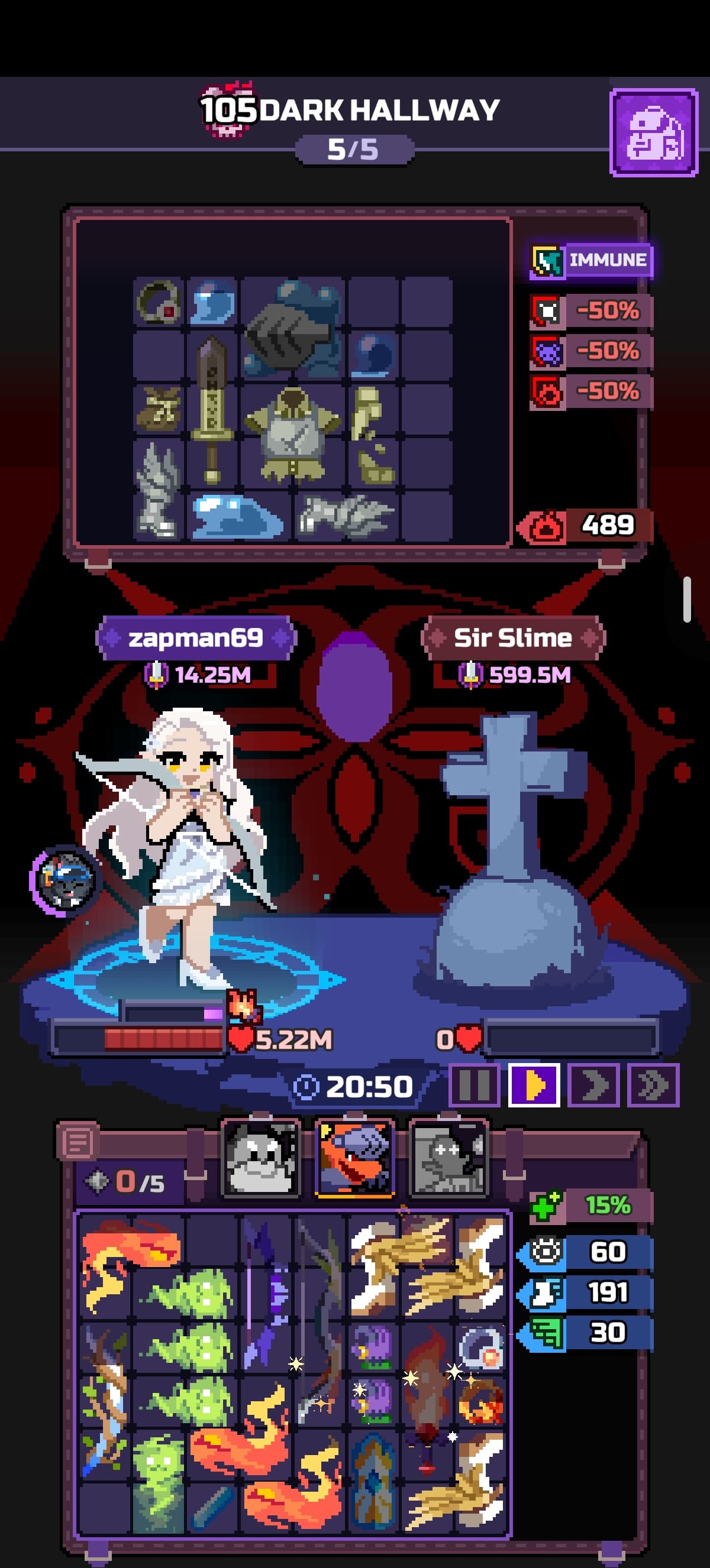 Capture du run chapitre 105