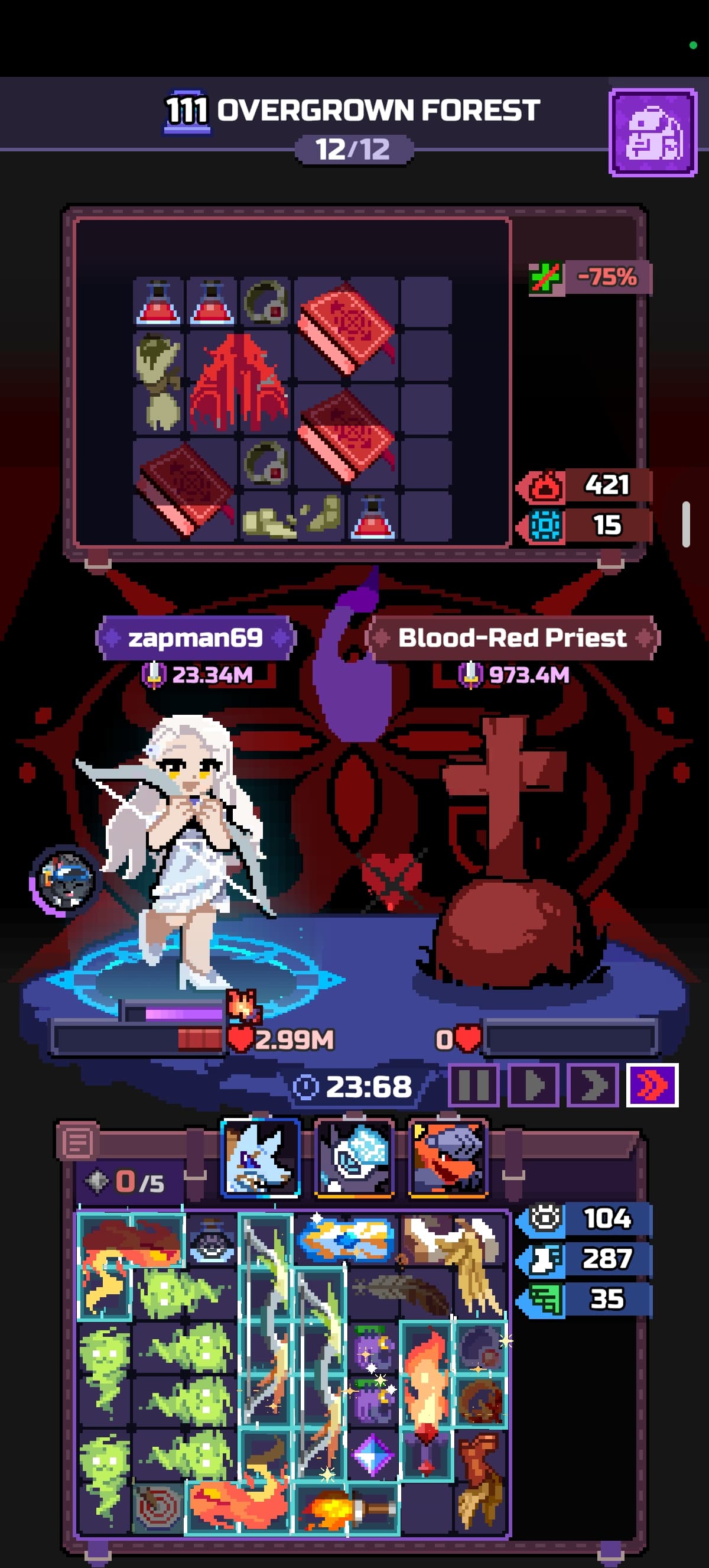 Capture du run chapitre 111