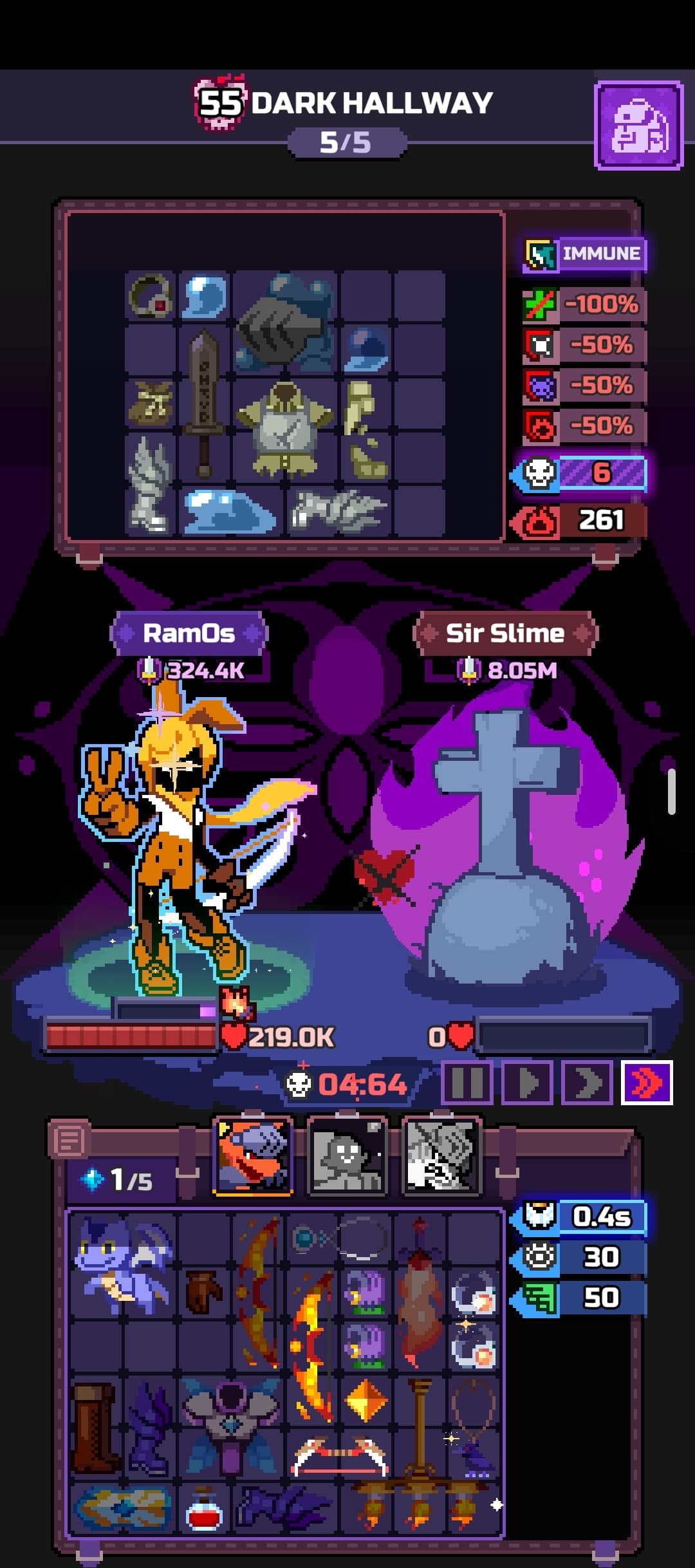 Capture du run chapitre 55