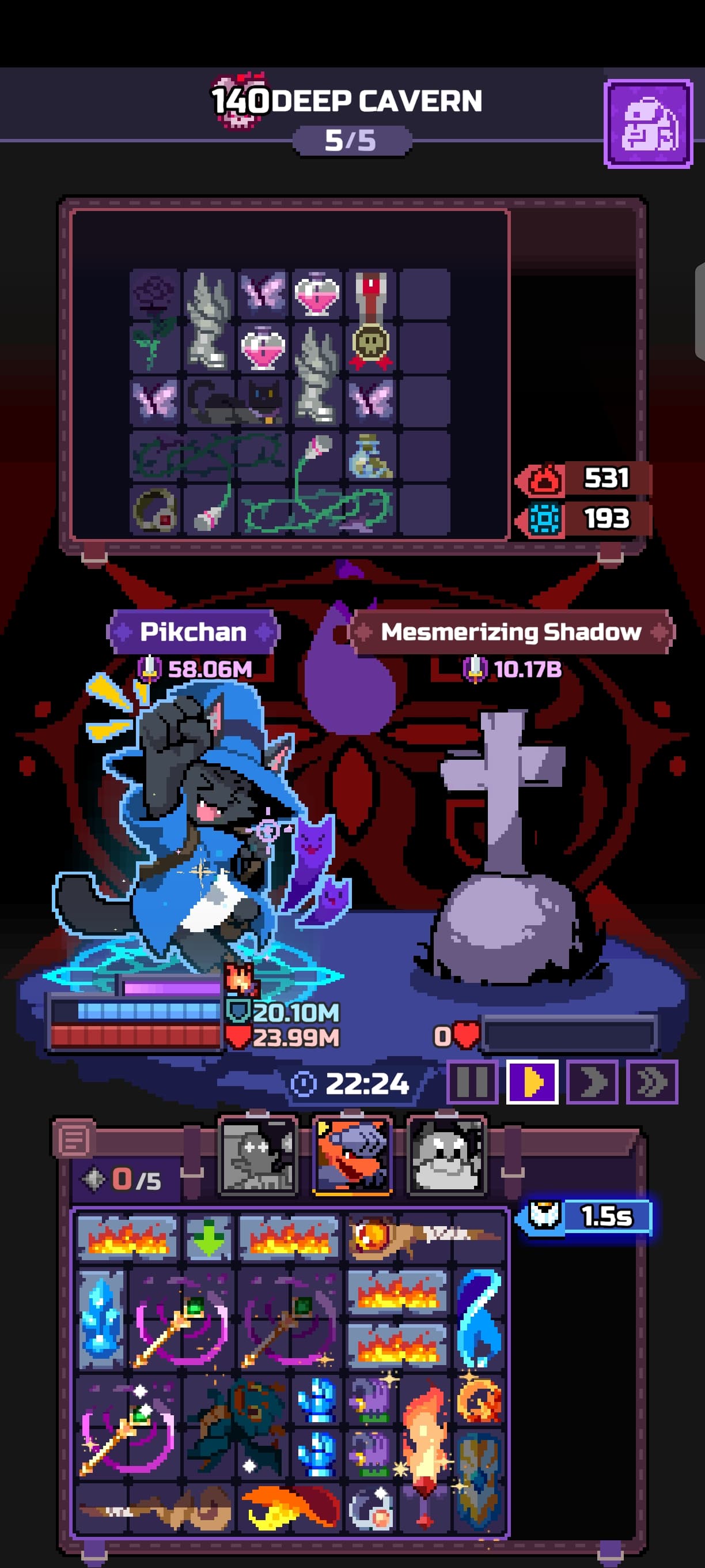 Capture du run chapitre 140