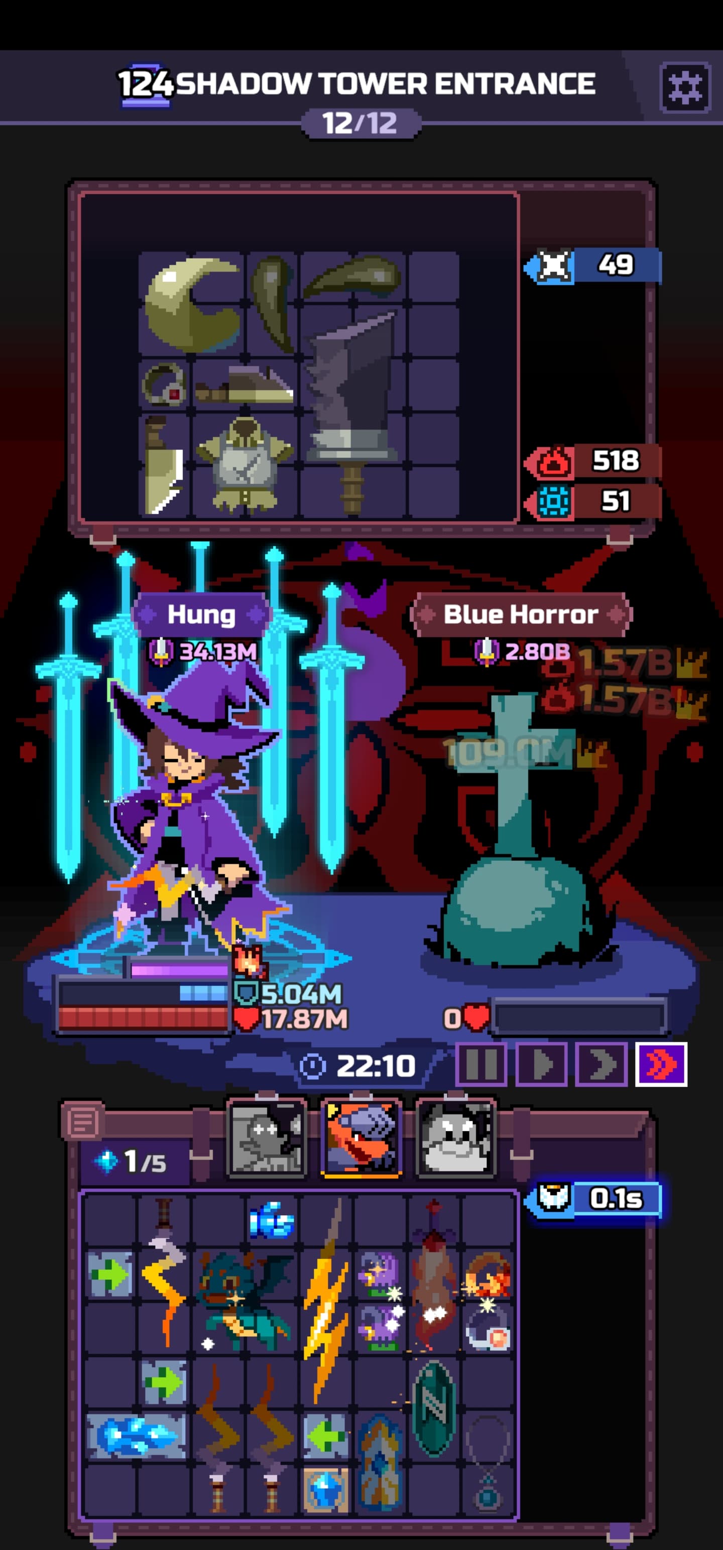Capture du run chapitre 124