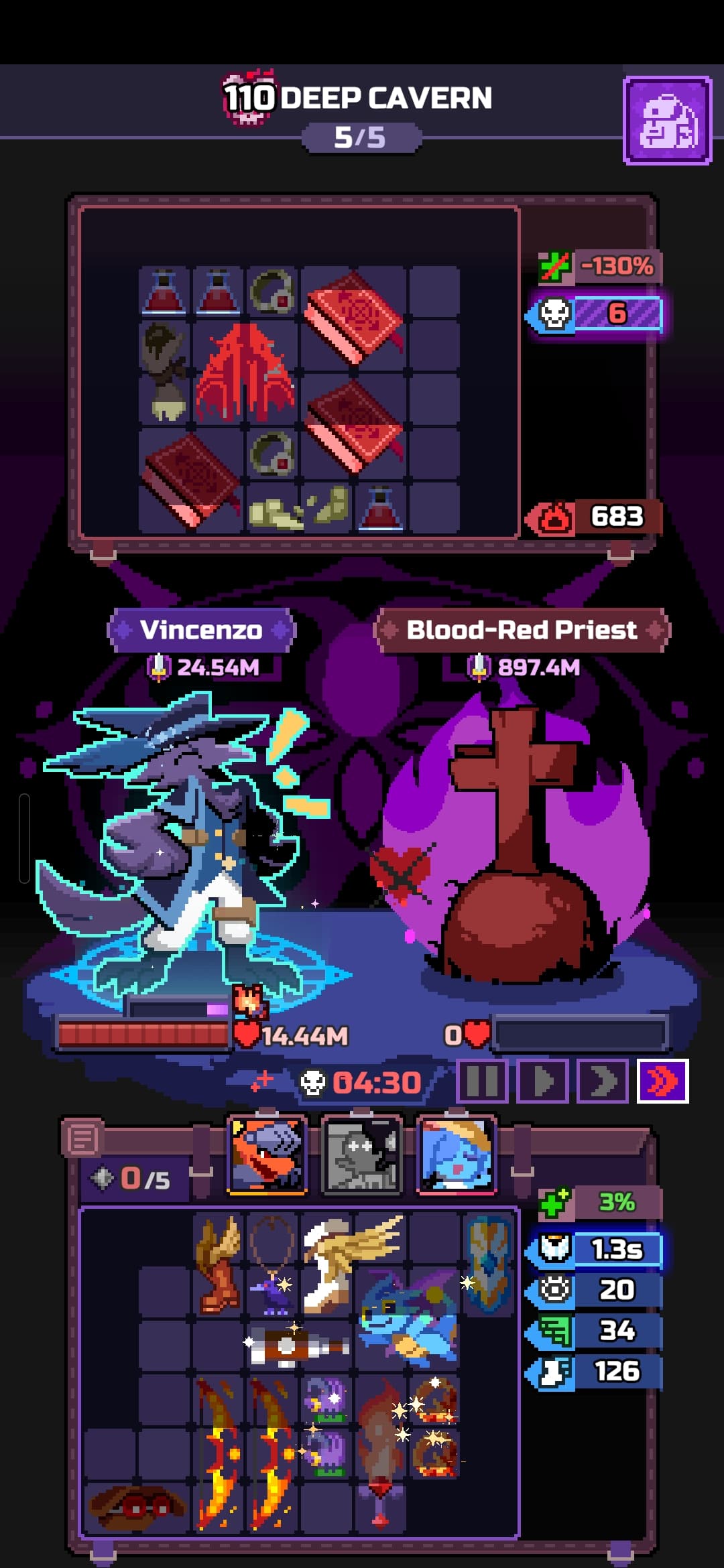 Capture du run chapitre 110