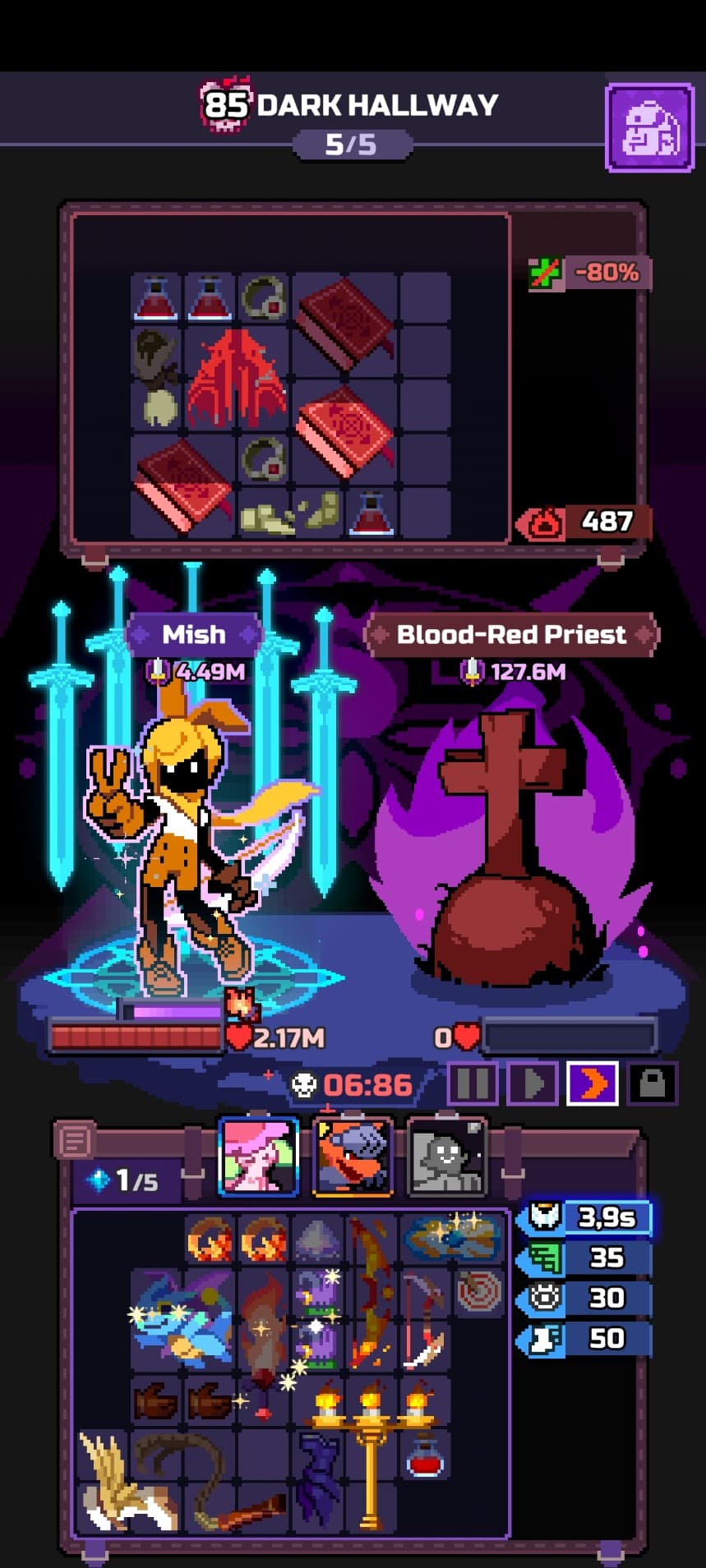 Capture du run chapitre 85