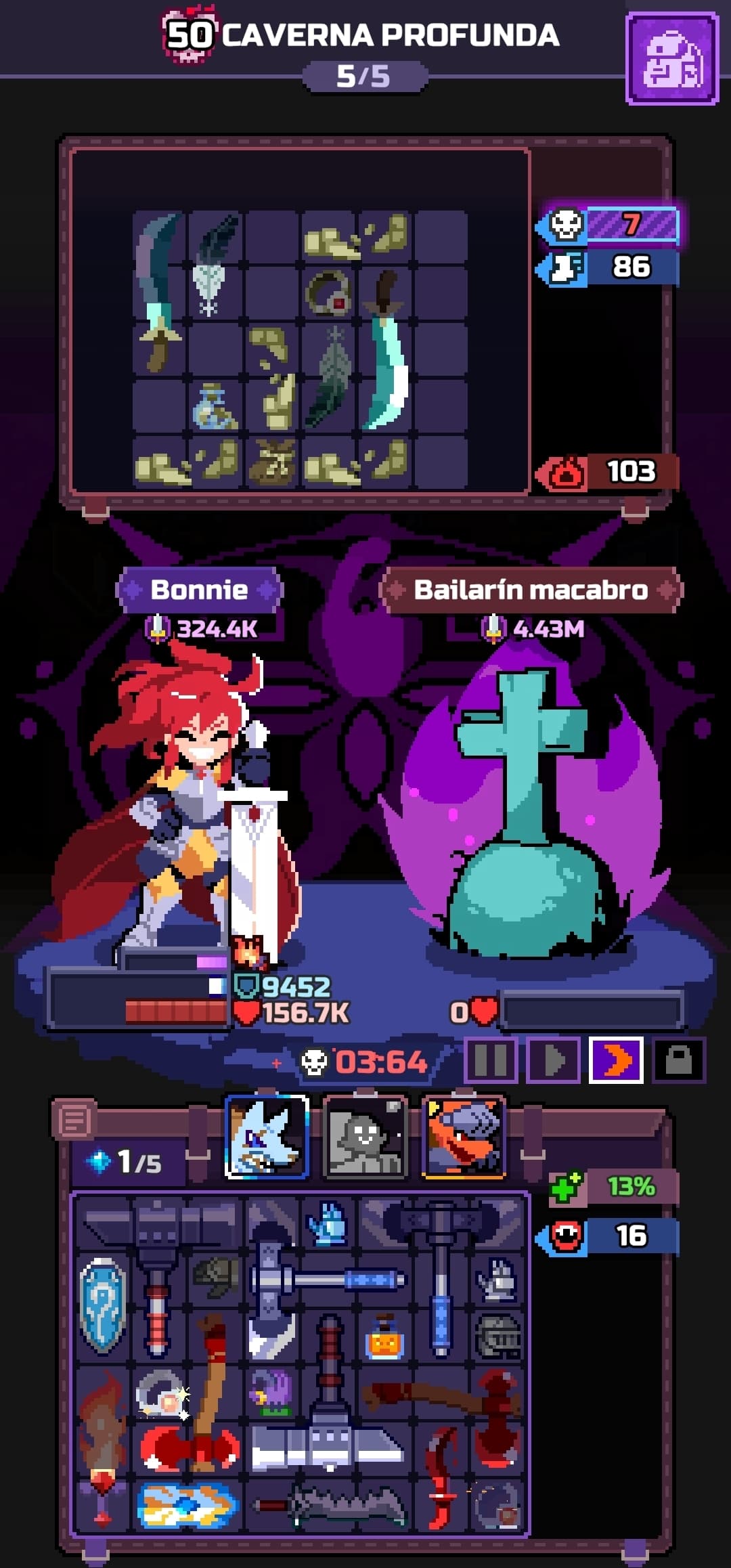 Capture du run chapitre 50