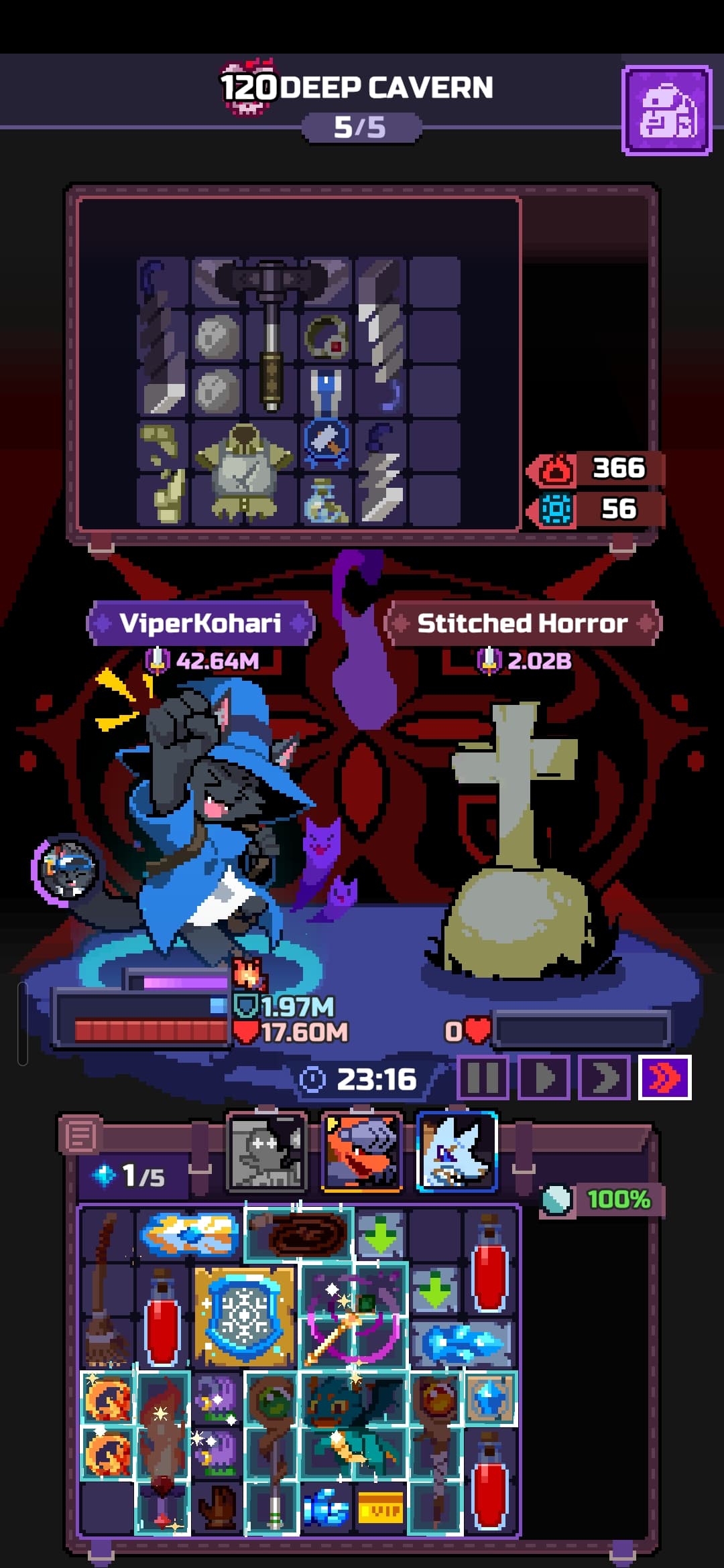 Capture du run chapitre 120