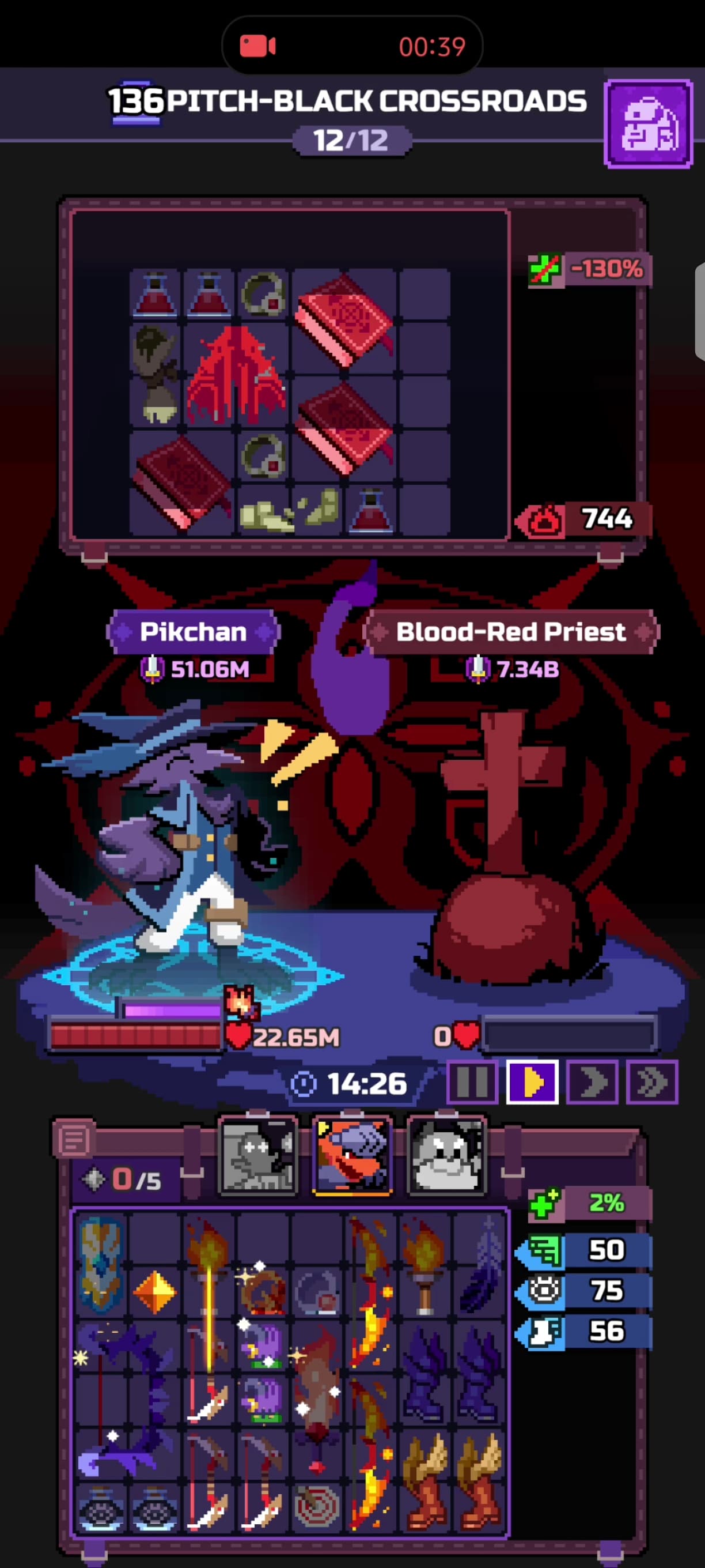 Capture du run chapitre 136